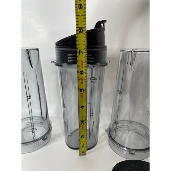 3 Ninja OEM cups with sip and go flip top lids - Picture 4 of 9